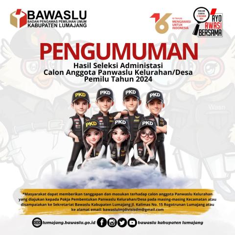 pengumuman administrasi pkd